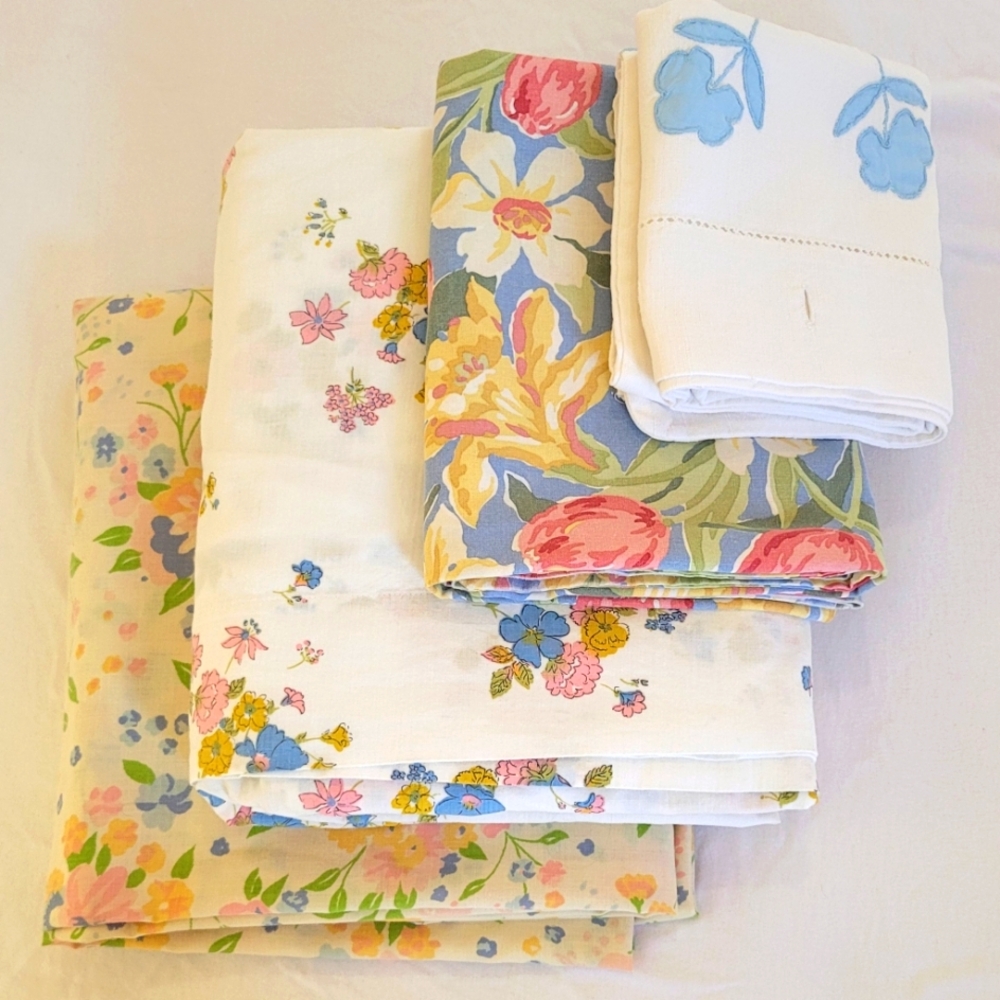 Vintage Full /Double Sz 4pc Bedding Curation - Picture 12 of 13